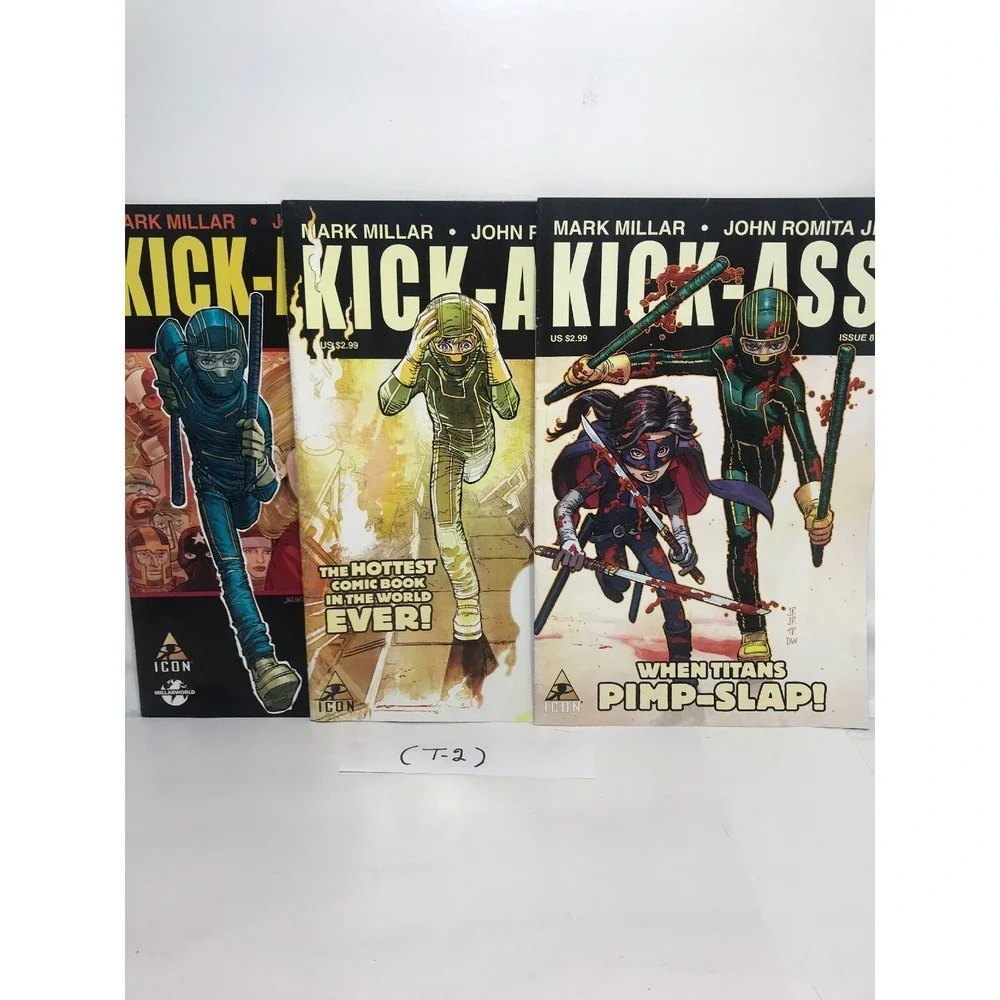 Kick-Ass Marvel Icon Comic Book issue 1,5,8 2009,2010